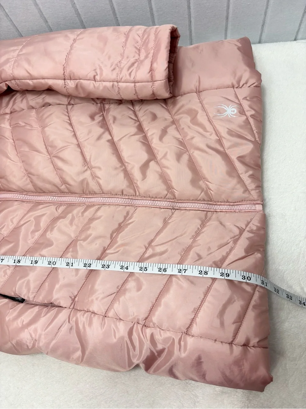 Spyder Rose Pink Quilted‎ Fleece-Lined Jacket / Coat Size XL